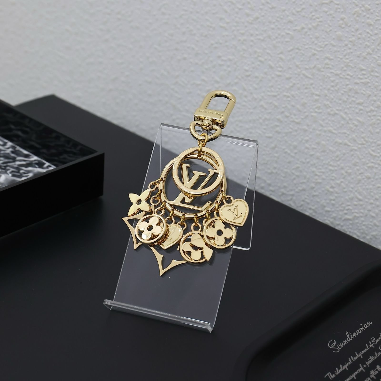 Louis Vuitton   LV  Keychain  GOLD color - Image 2 of 3